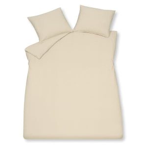 Twijfelaar Vandyck Washed Cotton cream tan dekbedovertrek