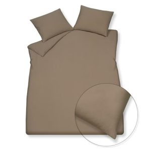 Twijfelaar Vandyck pure 66 taupe Dekbedovertrek