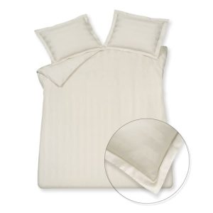 Twijfelaar Vandyck purity 86 stripe cream tan Dekbedovertrek