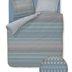 Twijfelaar Pip Studio Ashanti Blauw dekbedovertrek