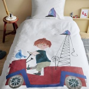 Twijfelaar Beddinghouse x Fiep Amsterdam Rondjes Rijden dekbedovertrek