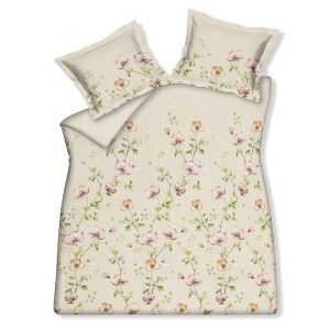 Twijfelaar Vandyck Blossom Breeze cream tan dekbedovertrek