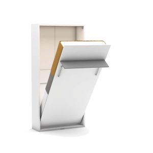 1 persoons opklapbed zonder bureau - Happy - grijs - Koudschuim matras HR60 - tot 120 KG