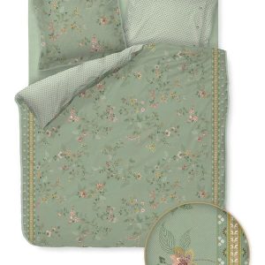Twijfelaar Pip Studio Kili Flower Groen dekbedovertrek
