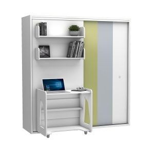 Eenpersoons opklapbed Studio 90 x 190 cm - Koudschuim matras HR60 - tot 120 KG