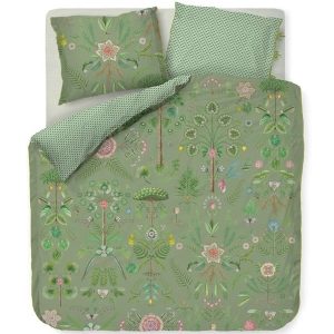 Twijfelaar Pip Studio Bamboleo Groen dekbedovertrek