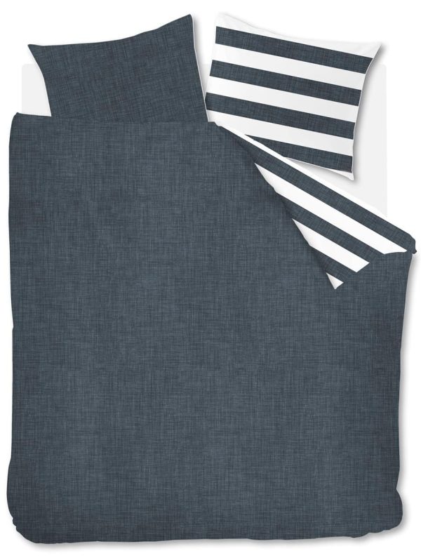 Twijfelaar Rivièra Maison Lindy Lines Dekbedovertrek Navy