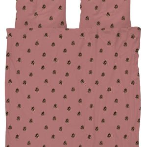 Twijfelaar Snurk Pinecones Dusty Rose dekbedovertrek