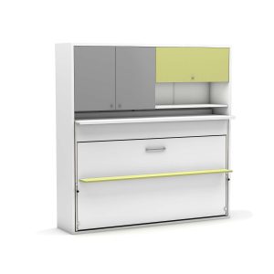 Eenpersoons opklapbed Nitro 90 x 190 cm - Koudschuim matras HR60 - tot 120 KG