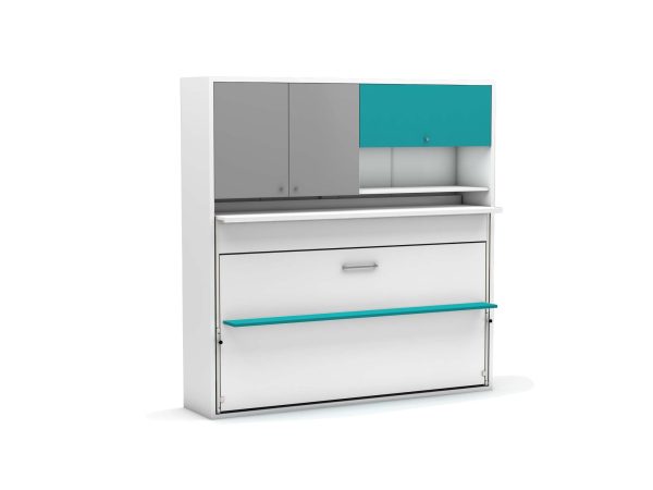Eenpersoons opklapbed Nitro 90 x 190 cm - Koudschuim matras HR60 - tot 120 KG