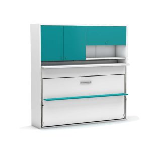 Eenpersoons opklapbed Nitro 90 x 190 cm - Koudschuim matras HR60 - tot 120 KG