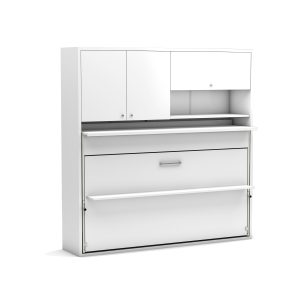 Eenpersoons opklapbed Nitro 90 x 190 cm - Koudschuim matras HR60 - tot 120 KG