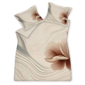 Twijfelaar Vandyck Flowing cream tan dekbedovertrek