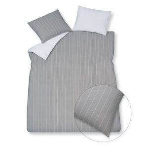Twijfelaar Vandyck Home Puglia Percale grey dekbedovertrek