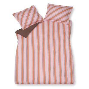 Twijfelaar Vandyck Preppy Stripe pink dekbedovertrek