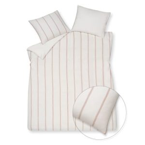 Twijfelaar Vandyck Pure 77 Linen/Cotton offwhite dekbedovertrek