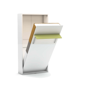 Eenpersoons opklapbed zonder bureau - Happy - Verde - Koudschuim matras HR60 - tot 120 KG