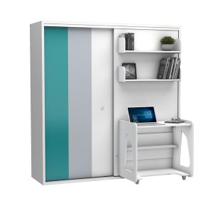 Eenpersoons opklapbed Studio 90 x 190 cm - Koudschuim matras HR60 - tot 120 KG