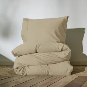Twijfelaar Auping Sand beige Satin Dekbedovertrek