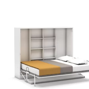 Tweepersoons opklapbed met bureau Couple 1123 m - Koudschuim matras HR60 - tot 120 KG
