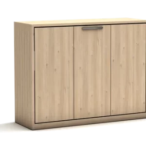 Tweepersoons Opklapbed Capsule eiken - Koudschuim matras HR60 - tot 120 KG