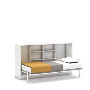 Eenpersoons opklapbed met bureau - Life - Koudschuim matras HR60 - tot 120 KG