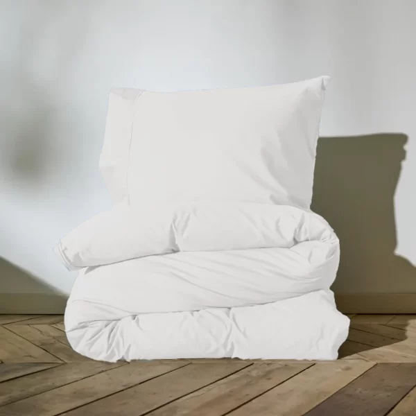 Twijfelaar Auping Clear white Satin Dekbedovertrek