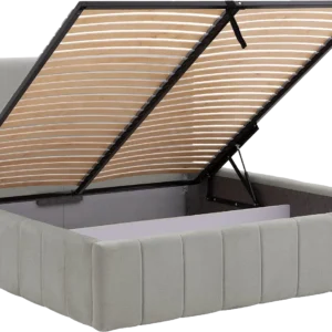 Goossens Bedframe Carte, 160 x 200 cm met storage, met 2x lattenbodem