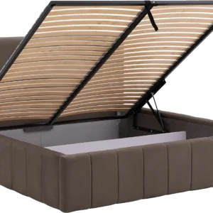 Goossens Bedframe Carte, 160 x 200 cm met storage, met 2x lattenbodem