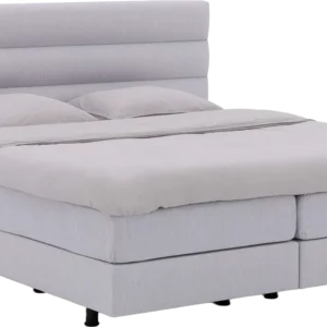 Goossens Boxspring Compleet Quatro Compleet, Vlak 140 x 200 cm box (=2x70cmx200cm) 2x matras gestoffeerd pocketv. 2x hoes, 1x topper joy deluxe