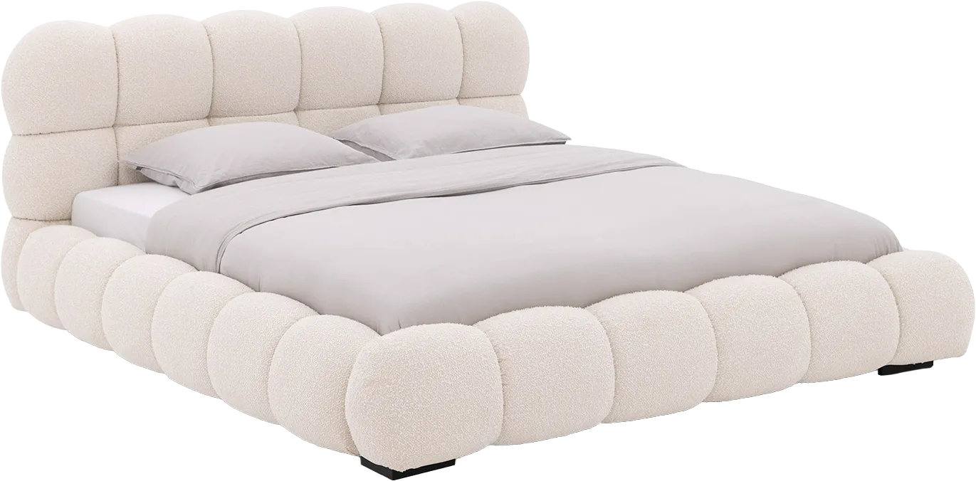 Goossens Gestoffeerd Bedframe Cloud, 140 x 210 cm