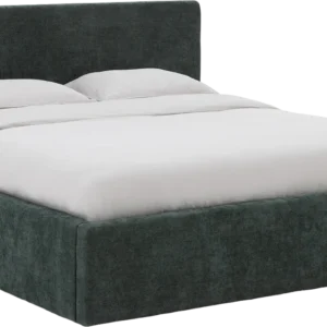 Goossens Bedframe Mysen Storage, 140 x 200 cm met storage hoofdbord 111 cm hoog, met 2x lattenbodem