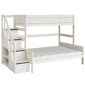 Lifetime stapelbed family 90-140 met trapkast