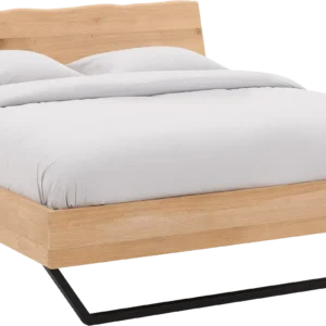 Goossens Bedframe Slade, Bedframe 160 x 200 cm hoofdbord organisch