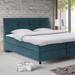 Goossens Basic Boxspring Compleet Gusta, Vlak 160 x 200 cm (=2x 80 x 200 cm) met hoofdbord