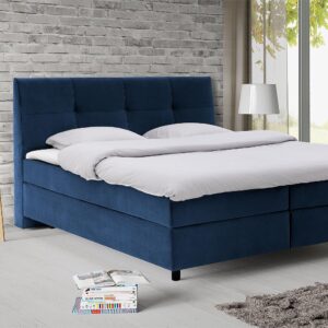 Goossens Basic Boxspring Compleet Gusta, Vlak 160 x 200 cm (=2x 80 x 200 cm) met hoofdbord