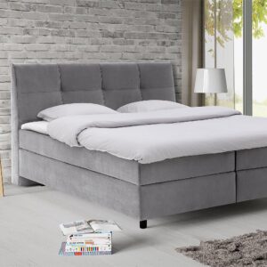 Goossens Basic Boxspring Compleet Gusta, Vlak 160 x 200 cm (=2x 80 x 200 cm) met hoofdbord