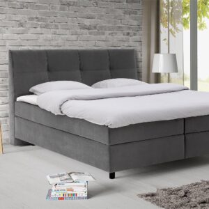 Goossens Basic Boxspring Compleet Gusta, Vlak 160 x 200 cm (=2x 80 x 200 cm) met hoofdbord