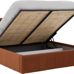 Goossens Bedframe Carte, 160 x 200 cm met storage, met 2x lattenbodem