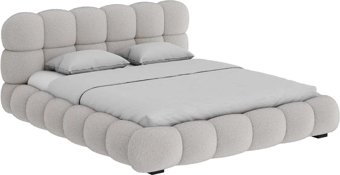 Goossens Gestoffeerd Bedframe Cloud, 140 x 210 cm