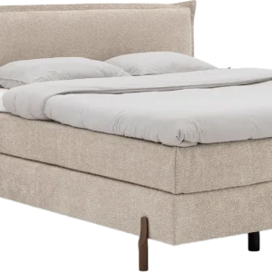 Goossens Boxspring Compleet Gs 200 Compleet, Vlak 160 x 200 cm box (=2x80cmx200cm) 2x matras gestoffeerd pocketvering,1x matrastopper fix comfort