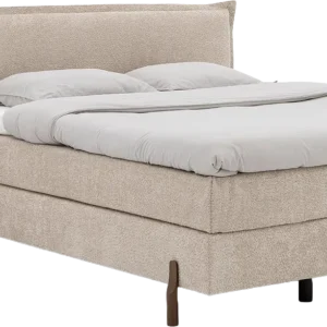 Goossens Boxspring Compleet Gs 200 Compleet, Vlak 160 x 200 cm box (=2x80cmx200cm) 2x matras gestoffeerd pocketvering,1x matrastopper fix comfort