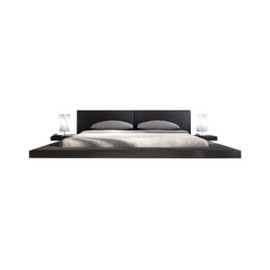 Bed Joaquin Zwart 140x200cm