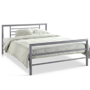 Bed Patrick Grijs 140x200cm