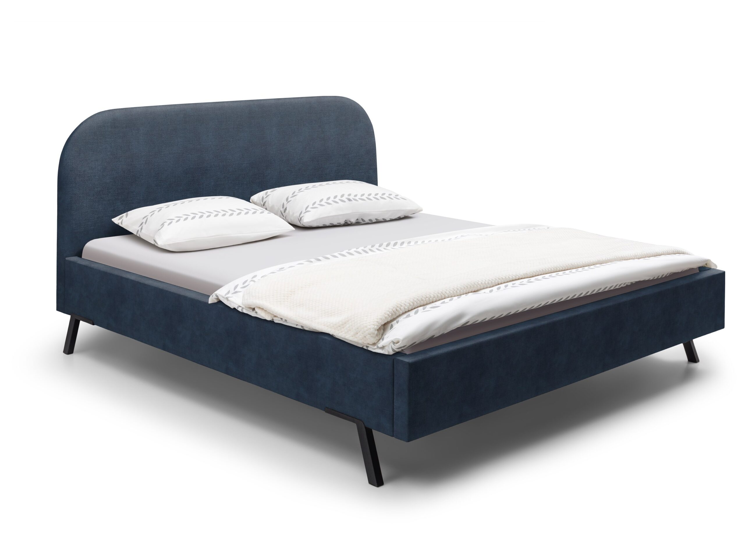 Bed Aalst | 140 x 200 cm | Adore 478, donker blauw