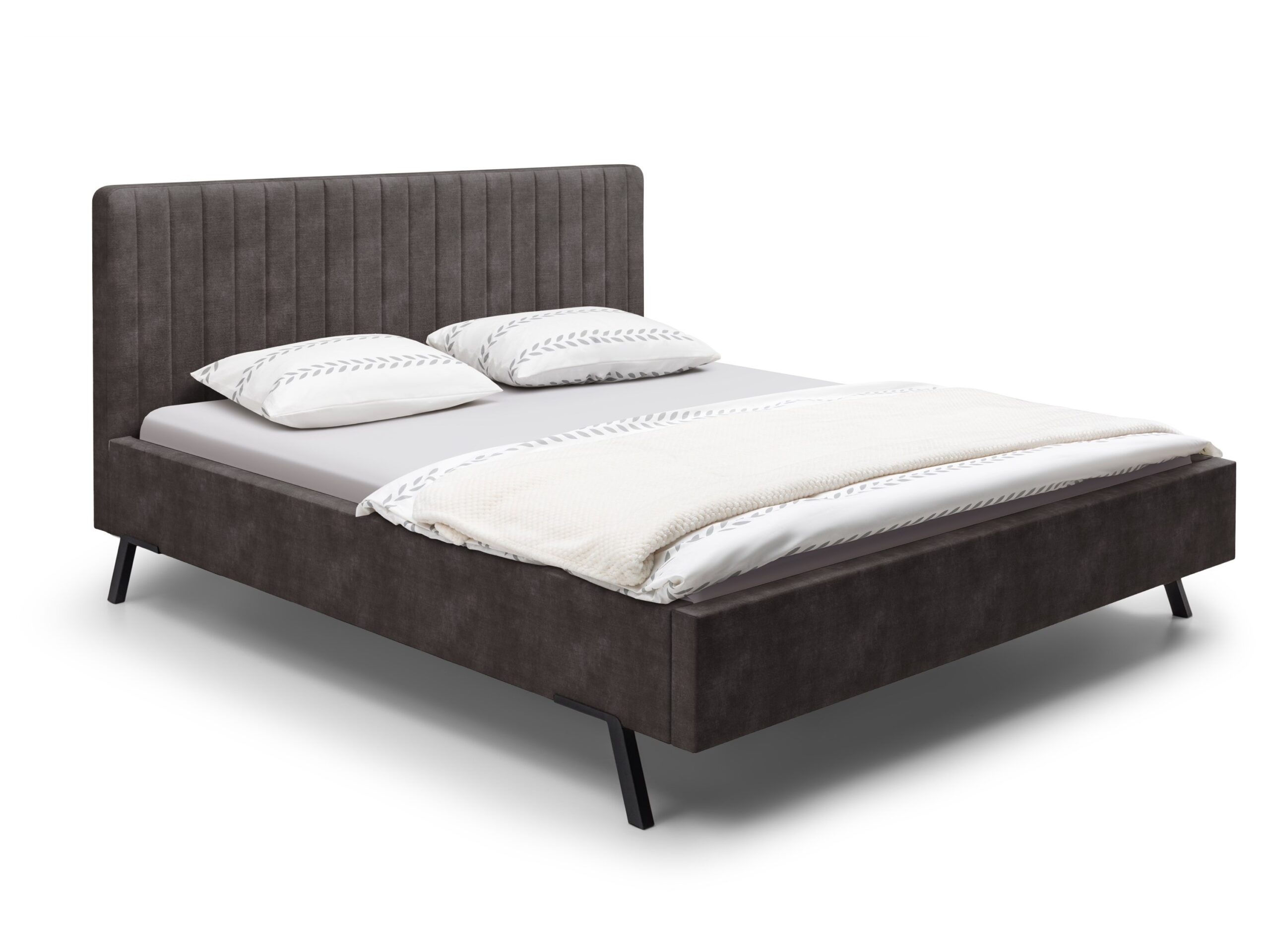 Bed Ardenne | 120 x 210 cm | Adore 375, donkergrijs