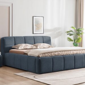 Bed Brugge | 160 x 210 cm | Cyber 588, donkerblauw
