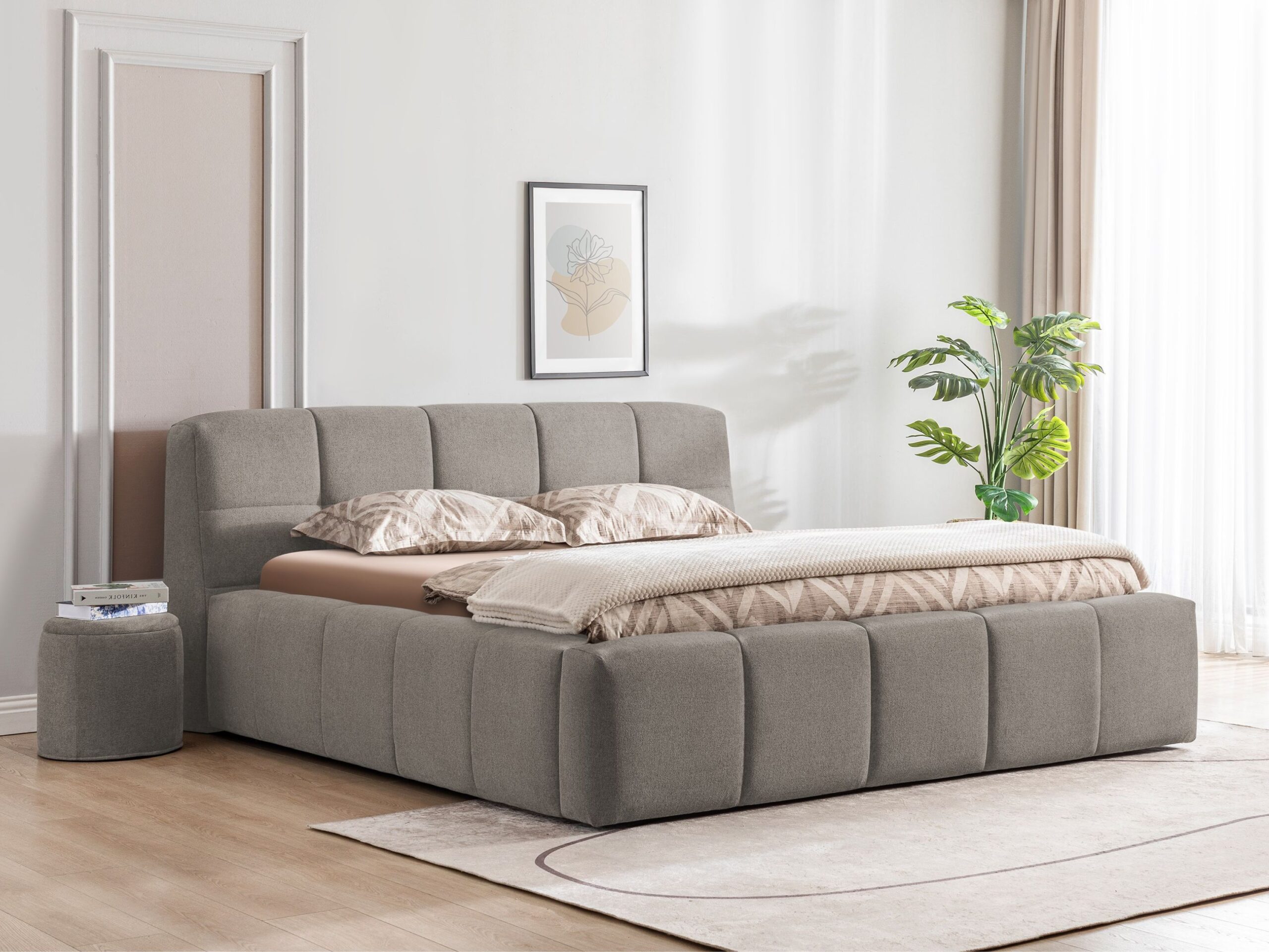 Bed Brugge | 160 x 210 cm | Cyber 579, klei