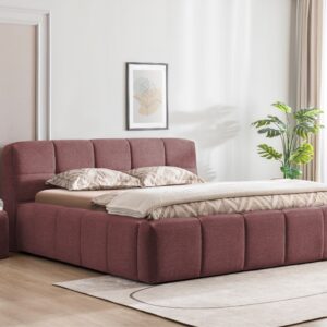 Bed Brugge | 140 x 200 cm | Cyber 581, oudroze