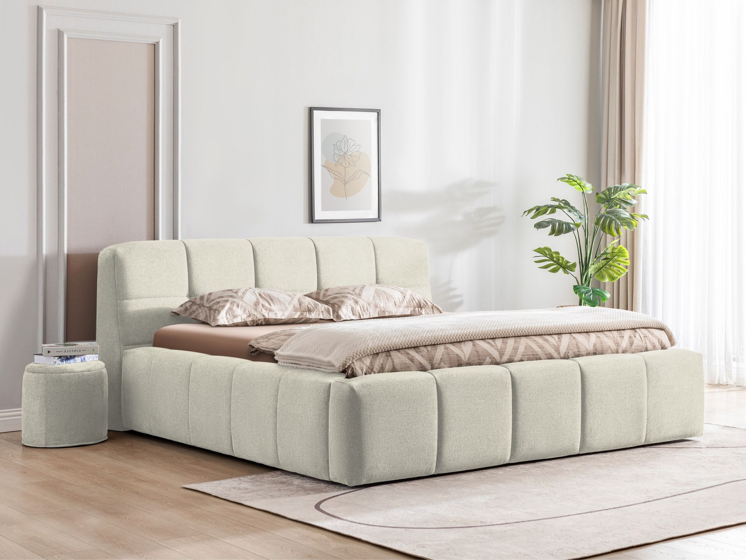 Bed Brugge | 160 x 210 cm | Cyber 576, parel